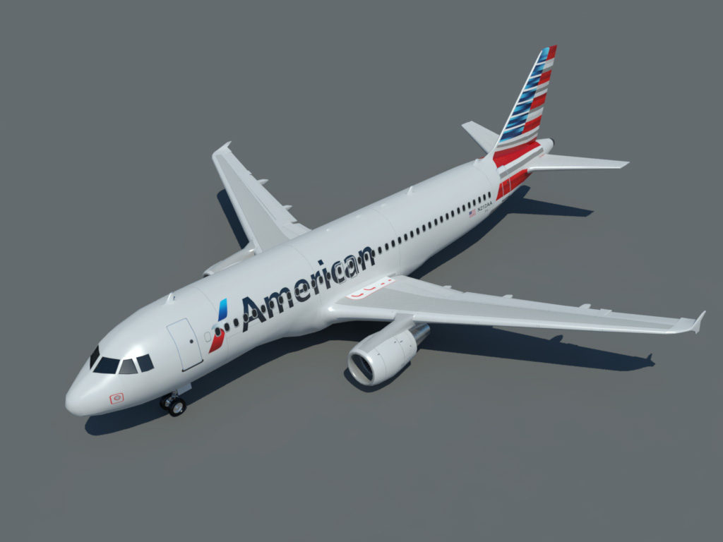 airbus-a320-3d-model-american-airlines-1