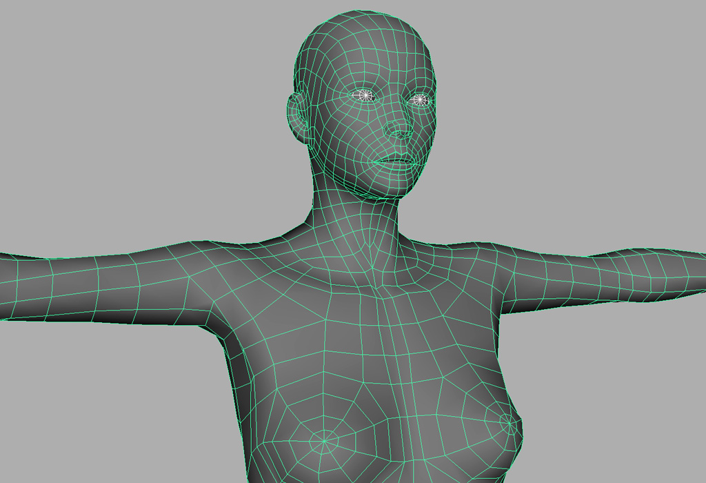 Female 3D  Model  Low  Poly  VR AR Ready 3D  Models  World