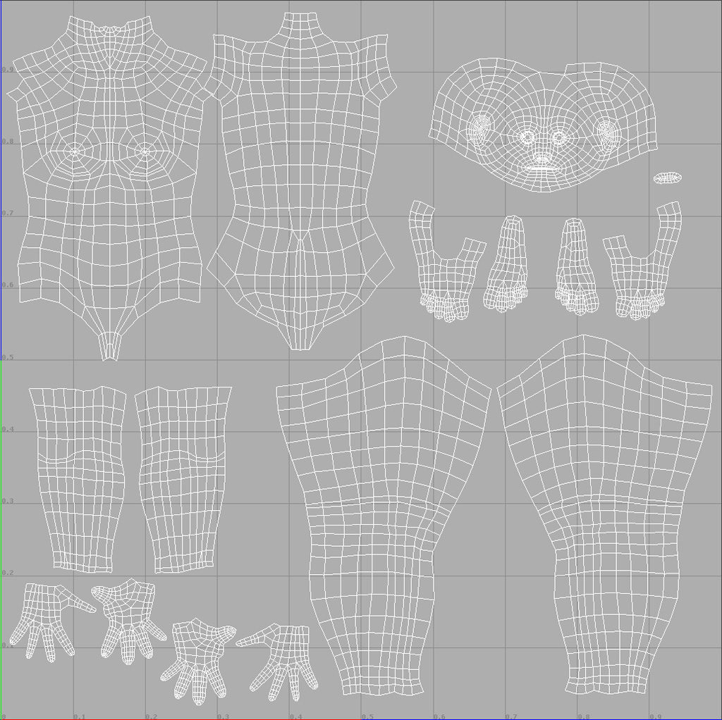 3D model Women tank top with UV map VR / AR / low-poly