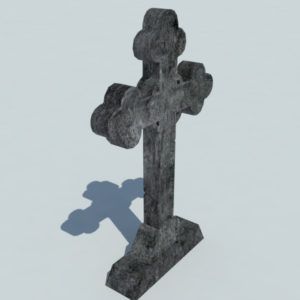 gravestone-cross-3d-model-4