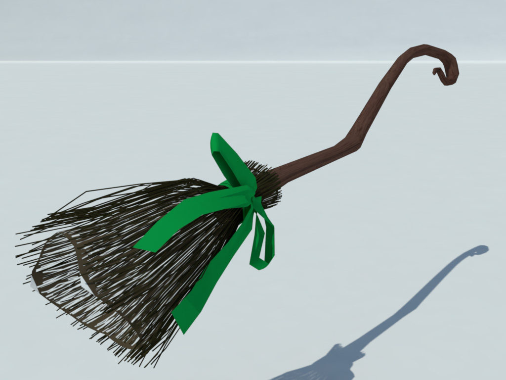 Witch Broom 3D Model - 3D Models World