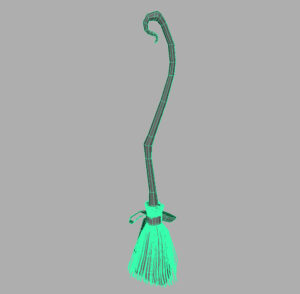 Witch Broom 3D Model - 3D Models World