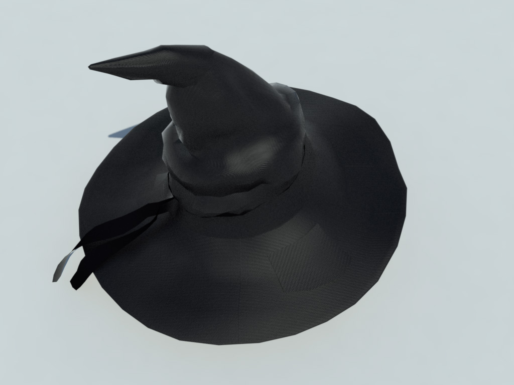 Witch Hat 3D Model Realtime 3D Models World