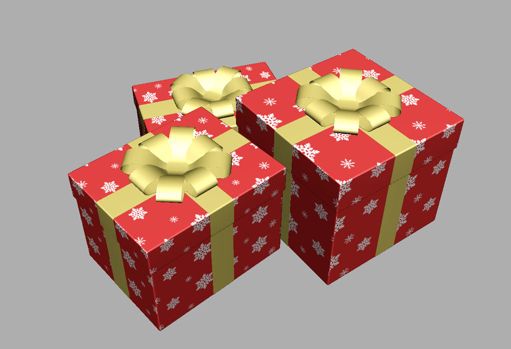 Gift Boxes 3D Model – Realtime - 3D Models World