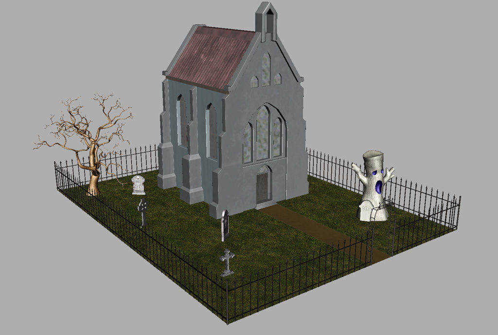 haunted-graveyard-church-3d-model-12
