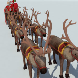 santa-sleigh-reindeer-3d-model-4