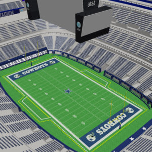 AT&T Stadium 3D Model - Realtime - 3D Models World