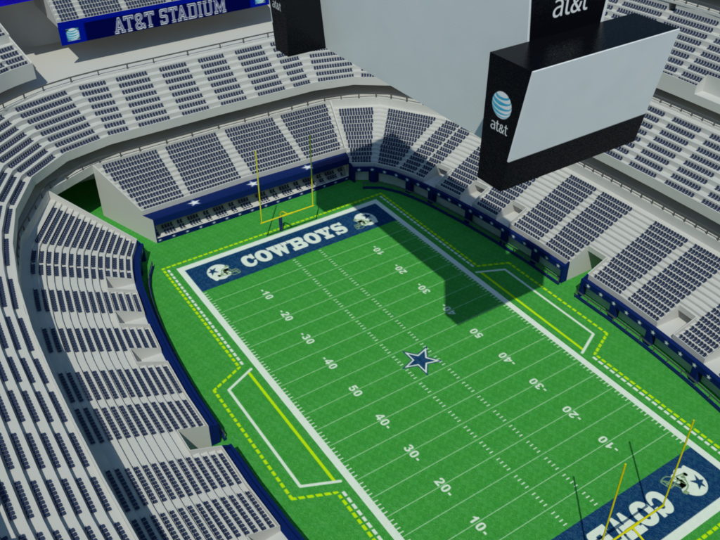 Cowboys Stadium 3d Seating Chart