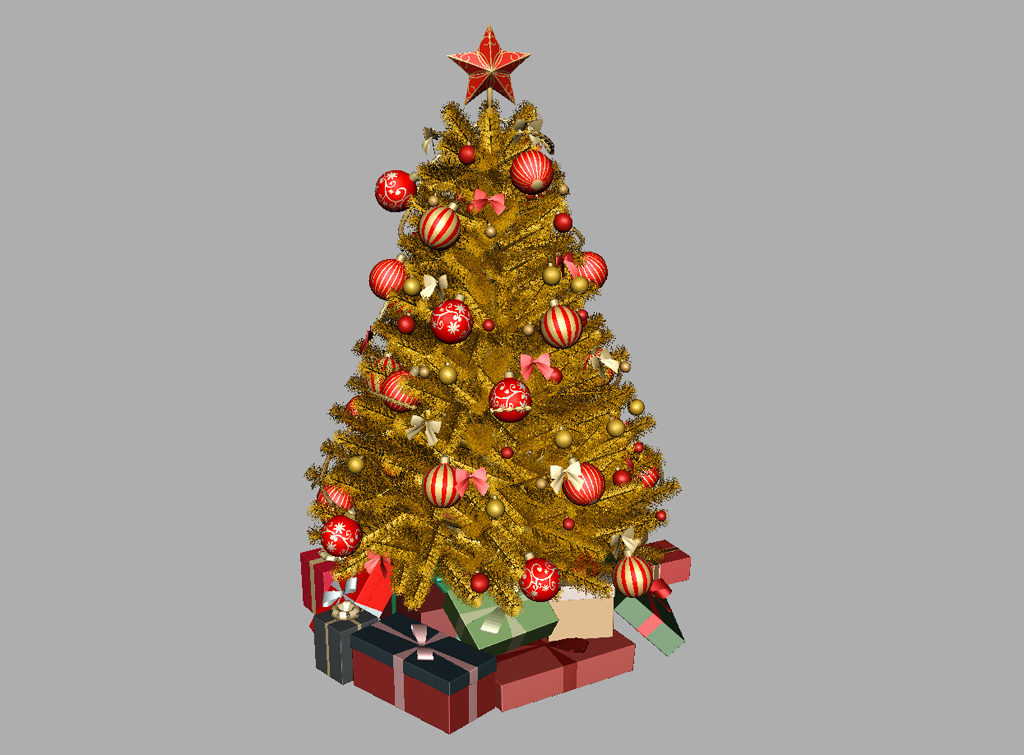 christmas-tree-golden-3d-model-decoration-7