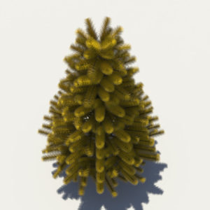 pine-tree-golden-3d-model-2