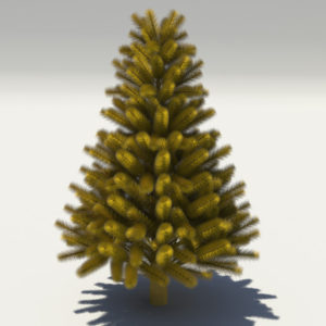 pine-tree-golden-3d-model-4