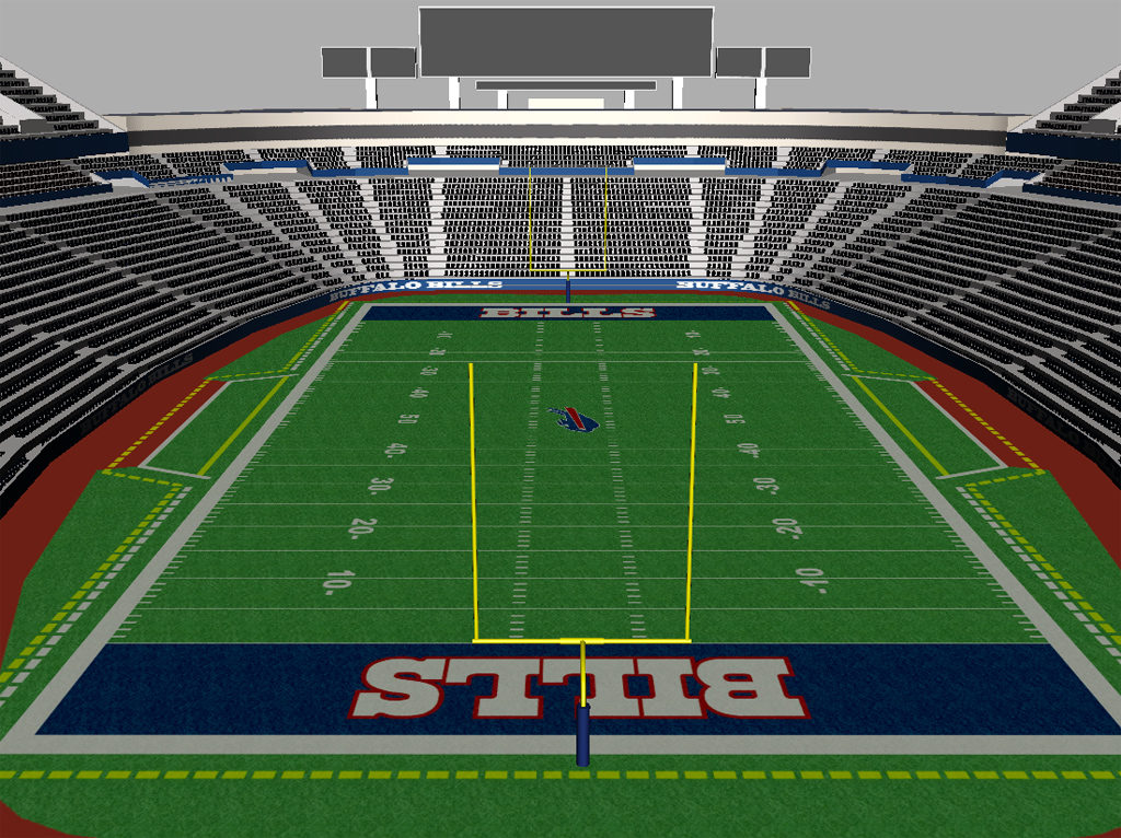 3D model Buffalo Bills - Highmark Stadium - American Football Stadium VR /  AR / low-poly