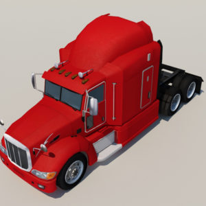 International 9400i Truck 3D Model - Realtime - 3D Models World