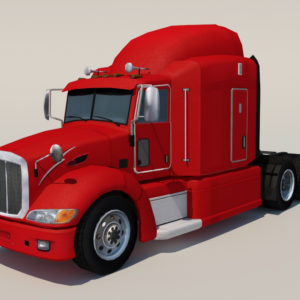 International 9400i Truck 3D Model - Realtime - 3D Models World