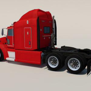 International 9400i Truck 3d Model - Realtime - 3d Models World