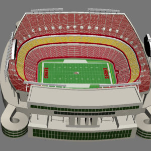 Arrowhead Stadium 3D Model - 3D Models World