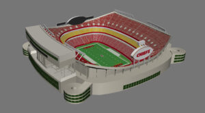 Arrowhead Stadium 3D Model - 3D Models World