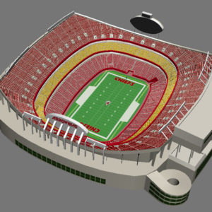 Arrowhead Stadium 3D Model - 3D Models World