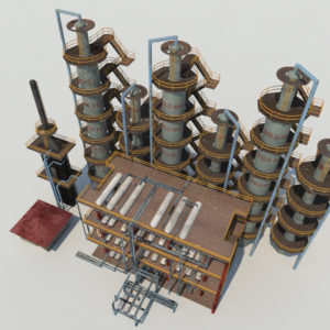 atmospheric-distillation-3d-model-unit-6
