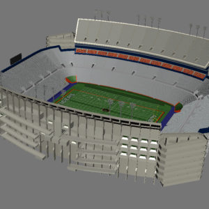 Auburn Stadium 3D Model - 3D Models World