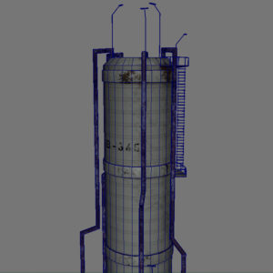 Alkylation Benzene Tank 3D Model - 3D Models World