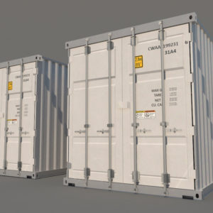 shipping-cargo-containers-white-3d-model-3