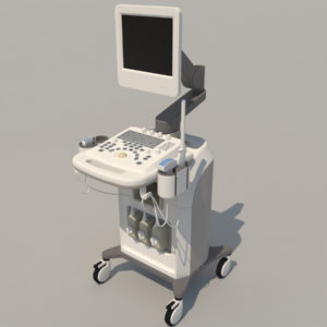 Ultrasound Machine 3D Model – Realtime