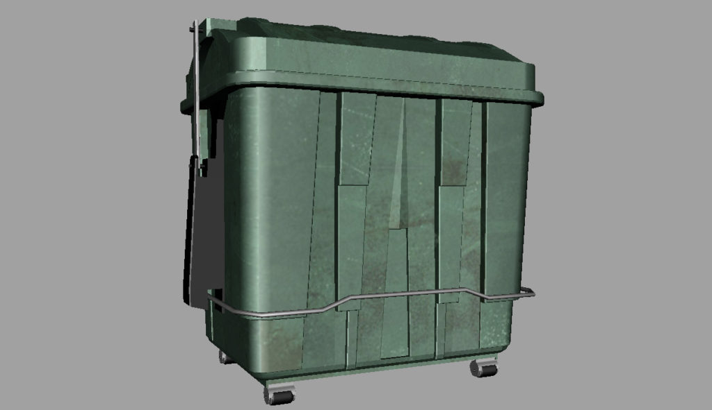 3D model Rugged Polyethylene Storage Bin 50 Gallon - TurboSquid 1799417