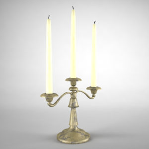 antique-triple-candle-candelabra-3d-model-3