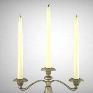 antique-triple-candle-candelabra-3d-model-4