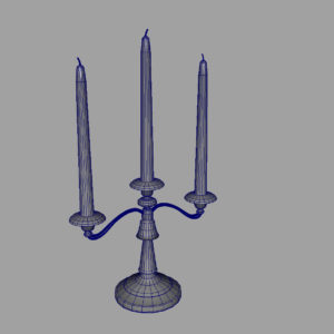 antique-triple-candle-candelabra-3d-model-6