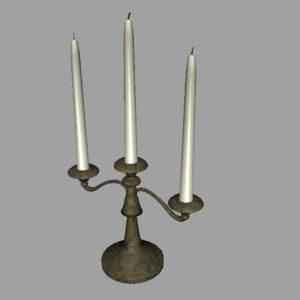 antique-triple-candle-candelabra-3d-model-7