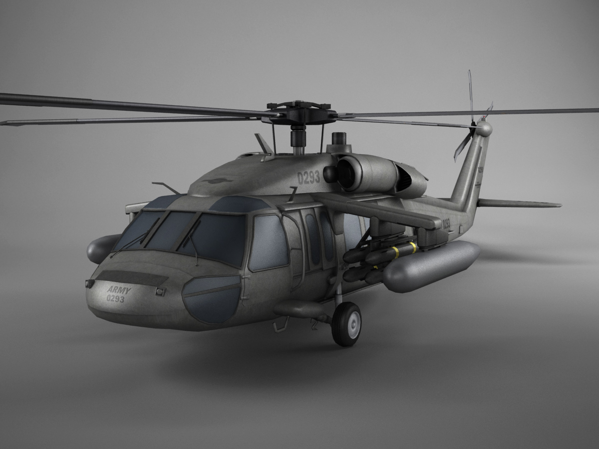 Sikorsky UH-60M Black Hawk 3D Model - 3D Models World