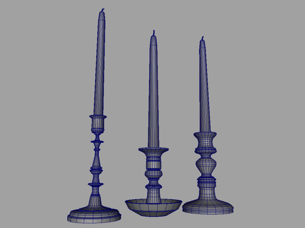 candle-sticks-antique-black-3d-model-9