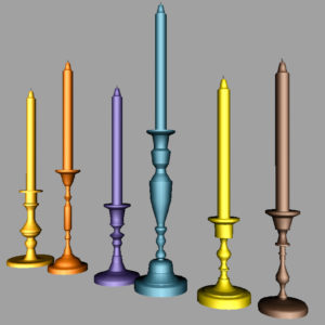 colorful-candlestick-candle-holder-3d-model-collection-14
