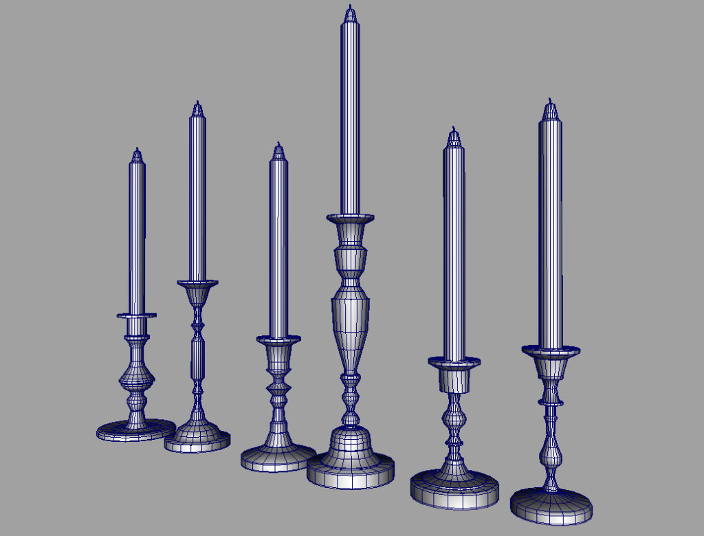 colorful-candlestick-candle-holder-3d-model-collection-15