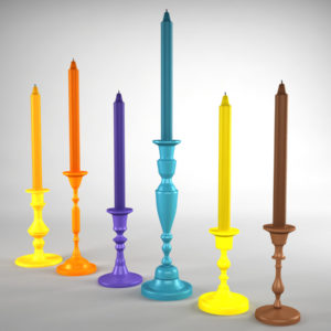 colorful-candlestick-candle-holder-3d-model-collection-2