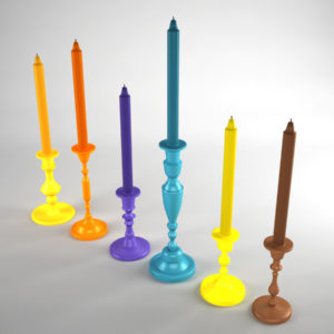 colorful-candlestick-candle-holder-3d-model-collection-5