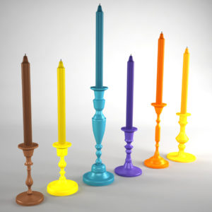 colorful-candlestick-candle-holder-3d-model-collection-7