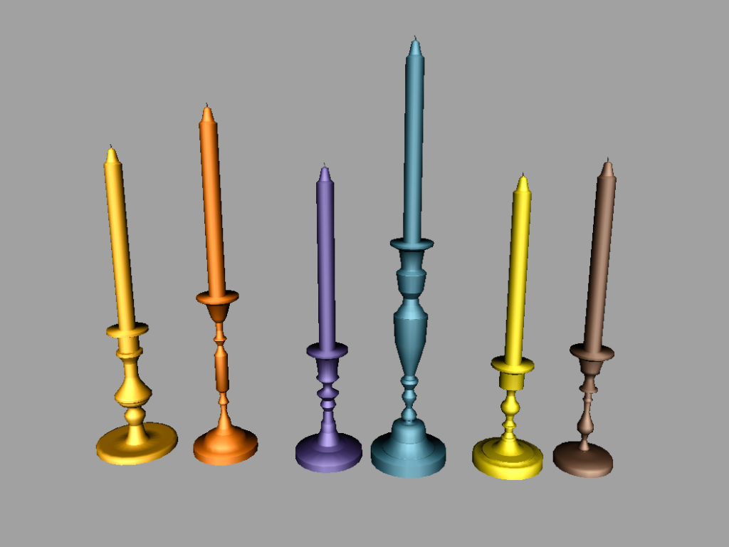 colorful-candlestick-candle-holder-3d-model-collection-8