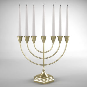 jewish-candle-holder-candlesticks-3d-model-1