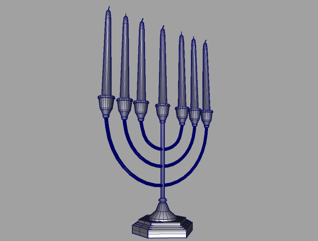 jewish-candle-holder-candlesticks-3d-model-13