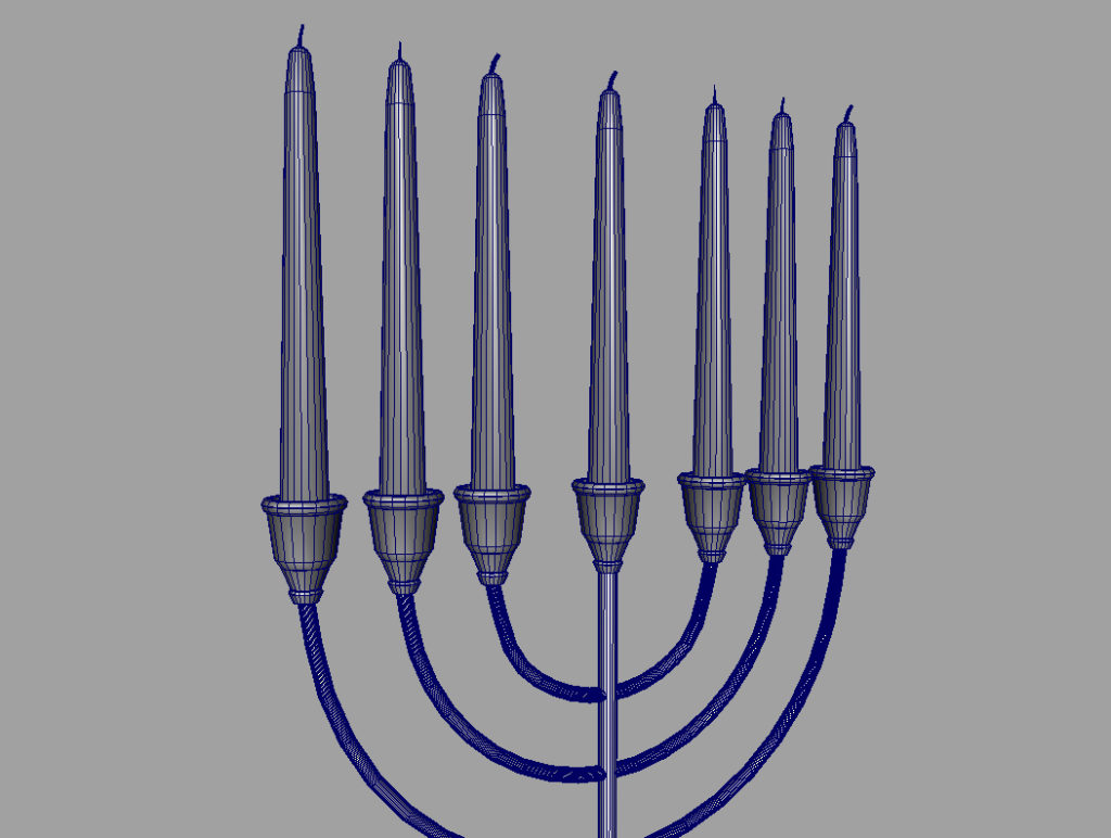 jewish-candle-holder-candlesticks-3d-model-15