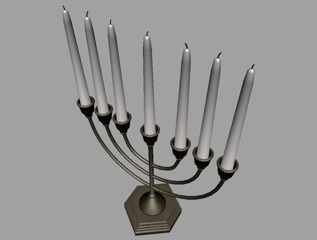 jewish-candle-holder-candlesticks-3d-model-8