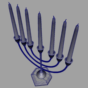 jewish-candle-holder-candlesticks-3d-model-9