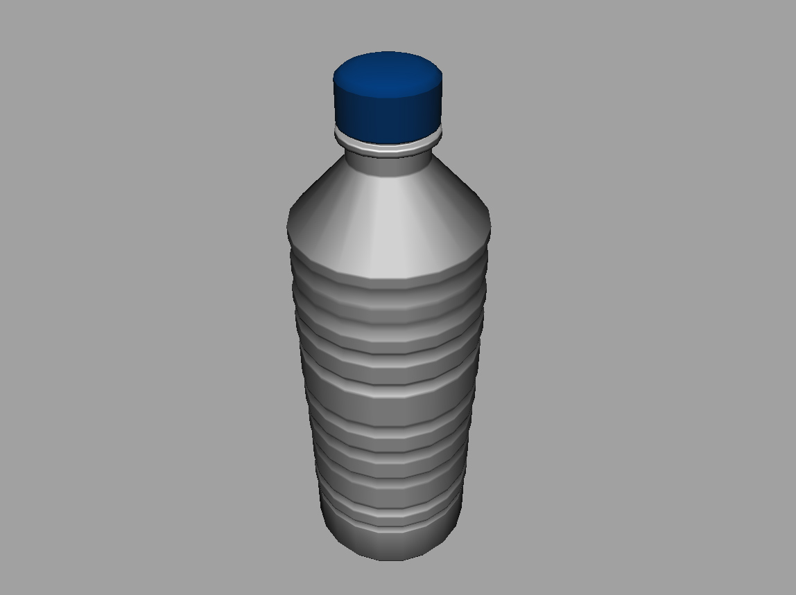 Plastic Water Bottle 3D Model - 3D Models World