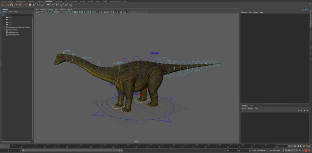 Brontosaurus-rig-demo-maya-animation-screenshot-maya-2018