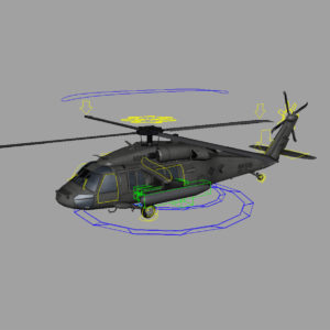 Sikorsky UH-60M Black Hawk Rig 3D