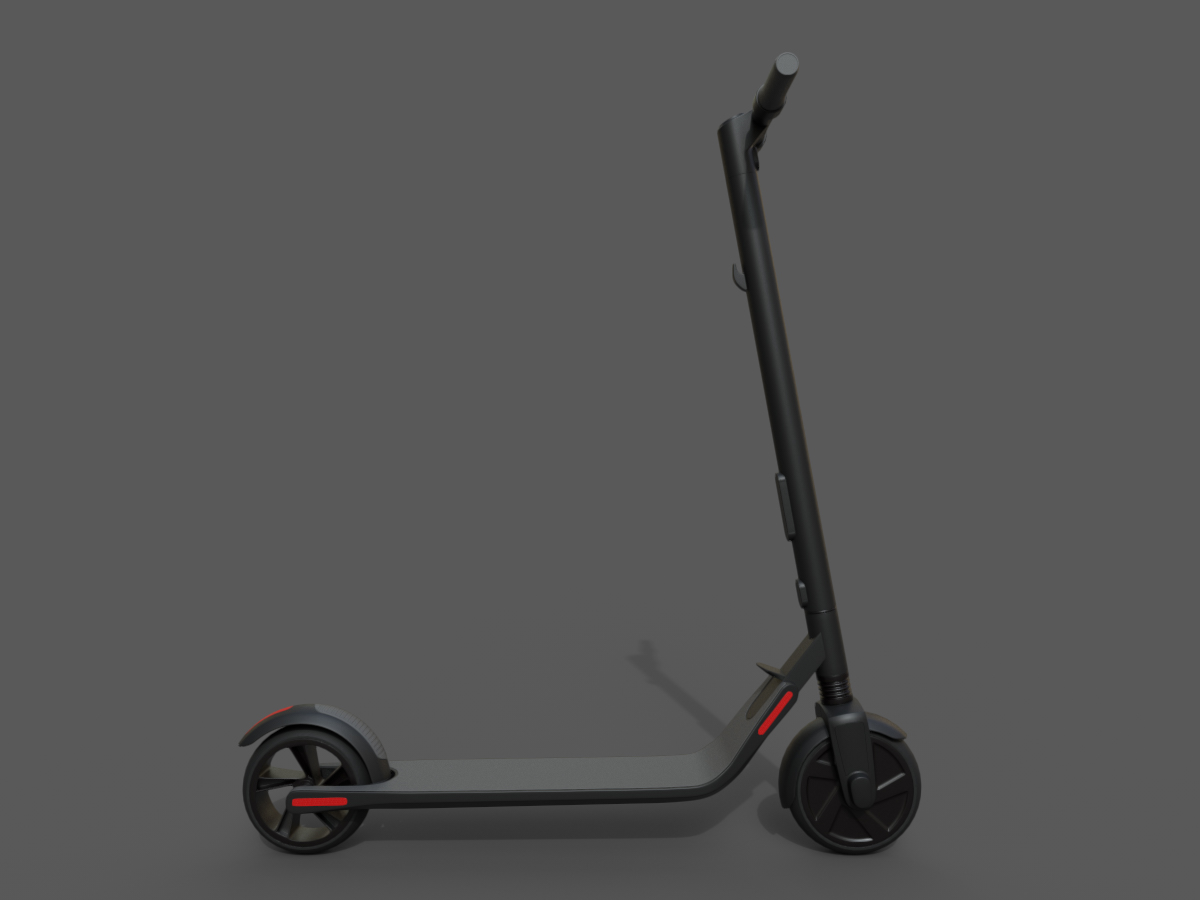 Segway Ninebot Kick Scooter ES2 3D Model - PBR - 3D Models World