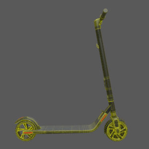 3d pbr segway es2 ninebot scooter kick